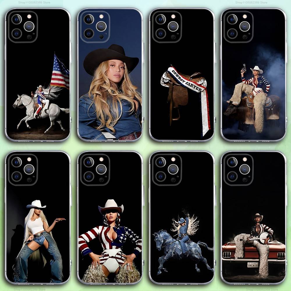 Mini Electric Sewing Machine Handheld - B-Beyonce Cowboy Singer Capa de telefone