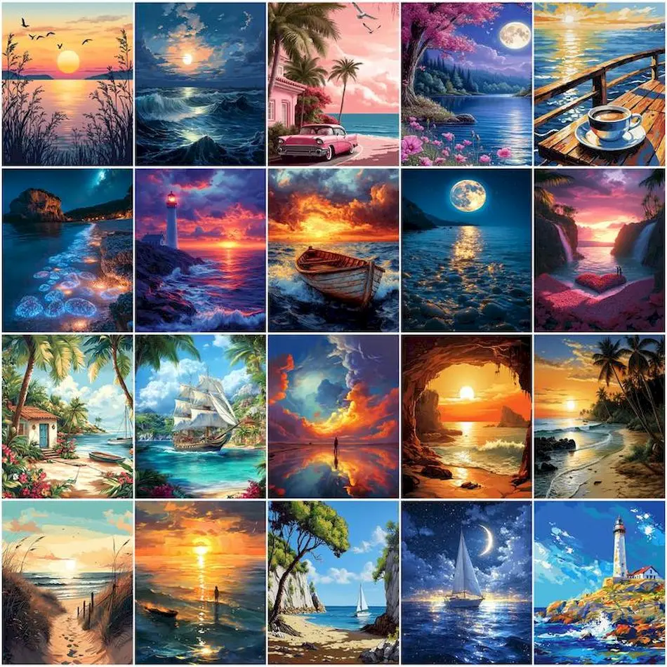 Painting Supplies - Pintura, tintas para pintar por números,