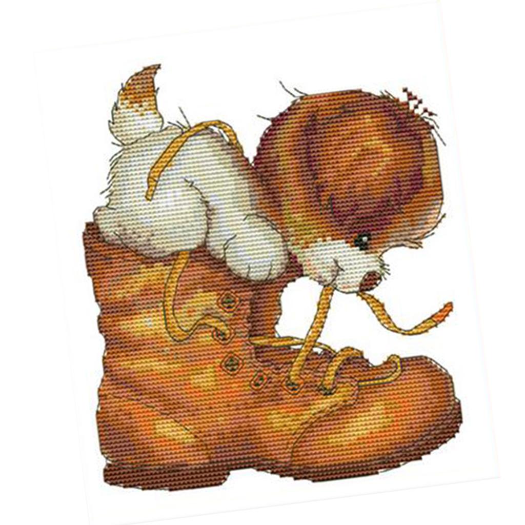 Cross Stitch Stamped Kits Beginners - Kits de Bordado em Ponto Cruz