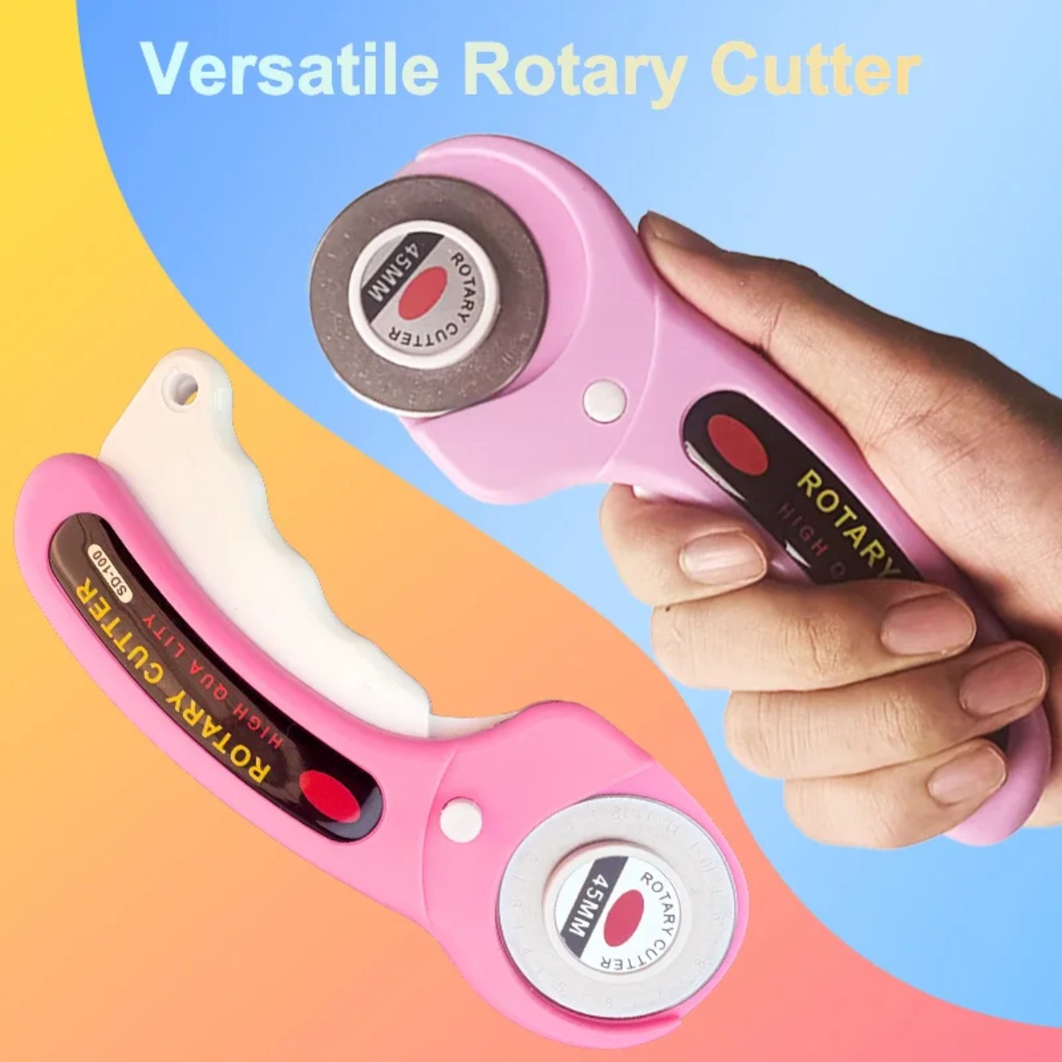 Cortador Rotativo de 45mm Rosa - Rotary Cutter For Fabric 45Mm avaliação e preço