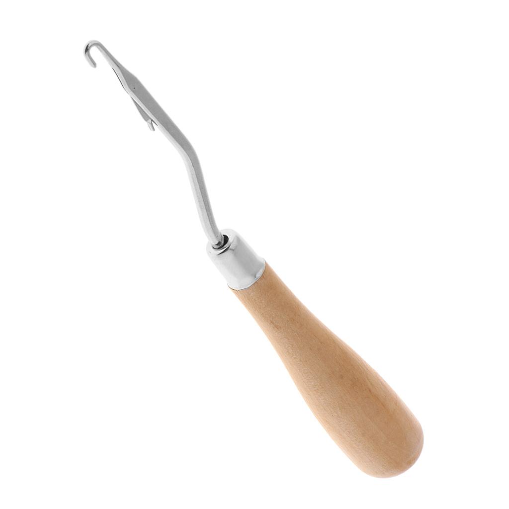 Gancho de Crochê de Madeira co - Wooden Crochet Hooks Ergonomic Handle avaliação e preço