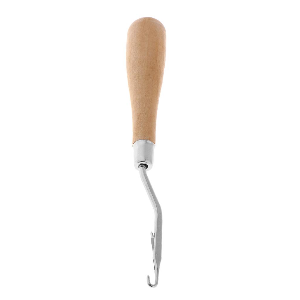 Gancho de Crochê de Madeira co - Wooden Crochet Hooks Ergonomic Handle avaliação e preço