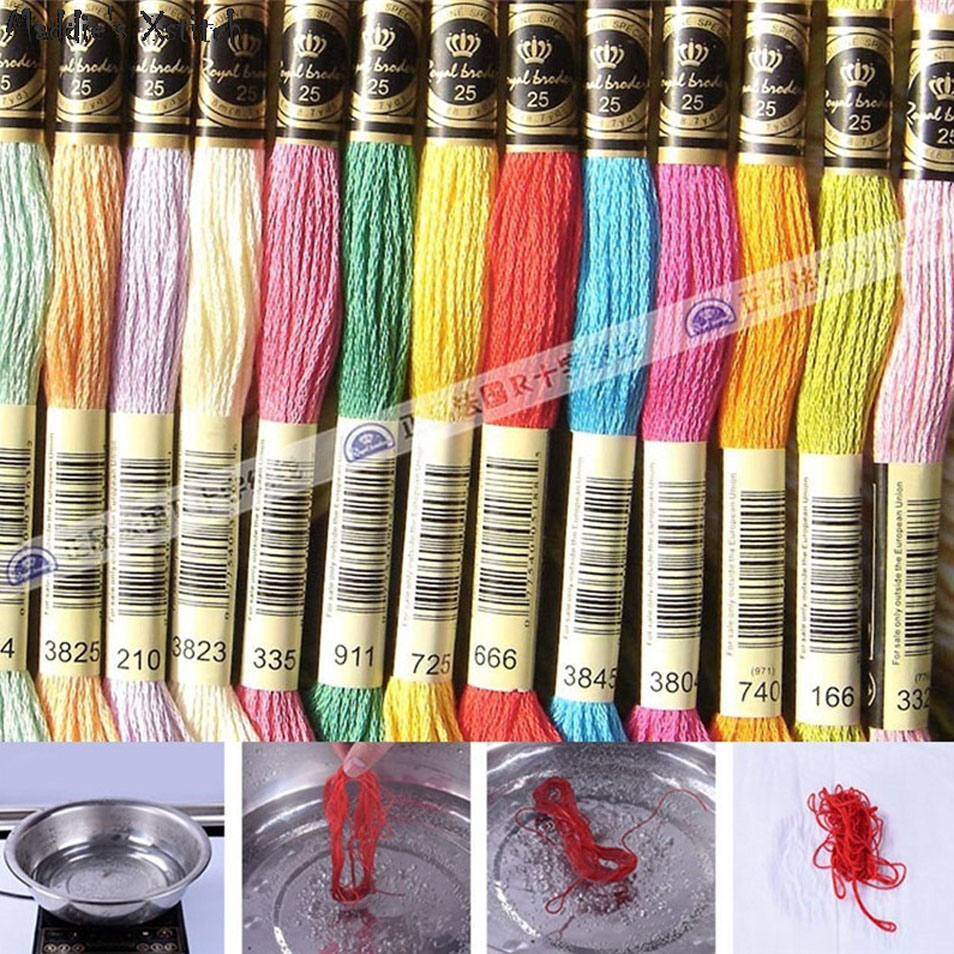 ZZ6248 Kits de Ponto Cruz, Kit - Cotton Embroidery Thread Skeins avaliação e preço