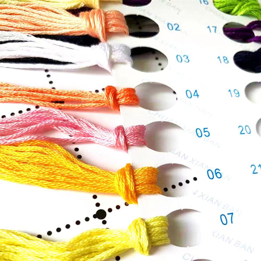 ZZ6248 Kits de Ponto Cruz, Kit - Cotton Embroidery Thread Skeins avaliação e preço