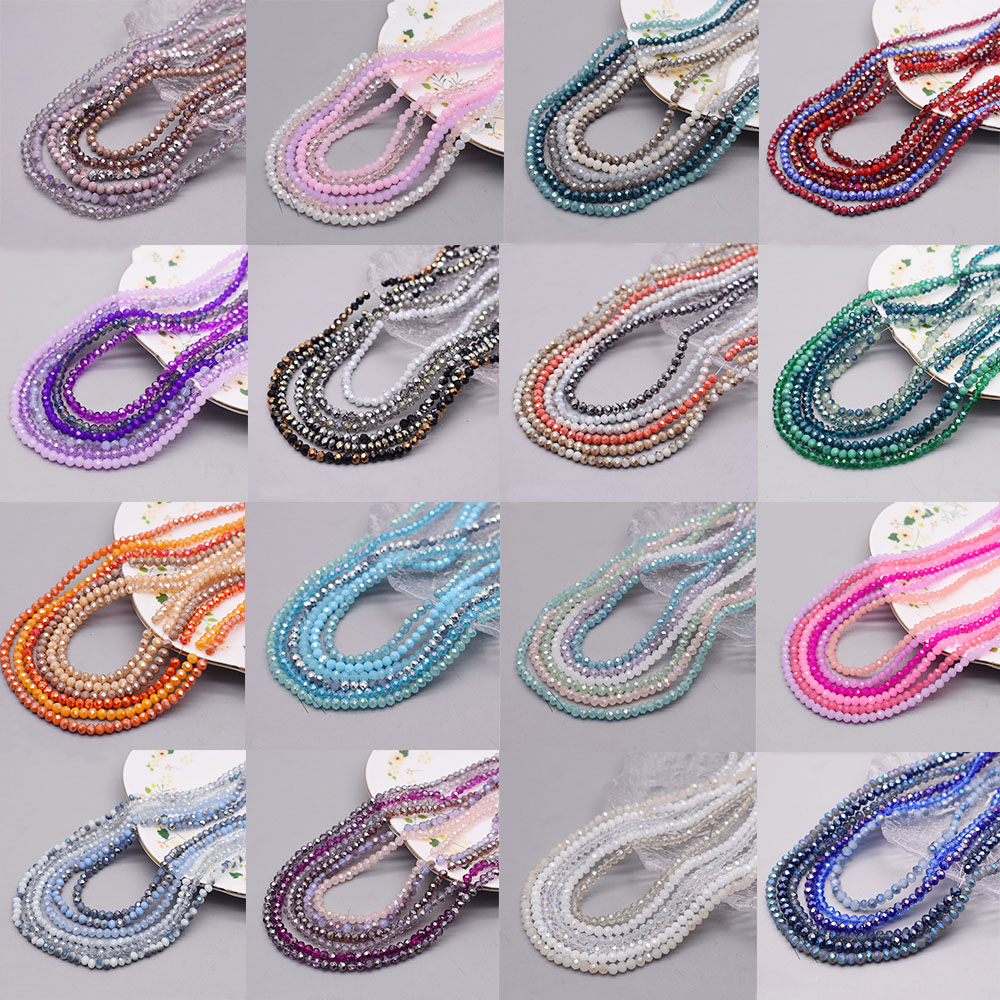 Esquema de cores 6 fio/saco 4m - Glass Seed Beads 2Mm Jewelry Making avaliação e preço