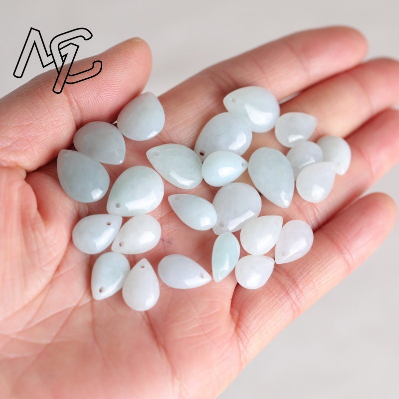5 peças de contas de jade natu - Beading avaliação e preço