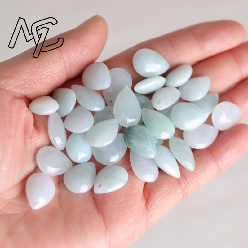 5 peças de contas de jade natu - Beading avaliação e preço