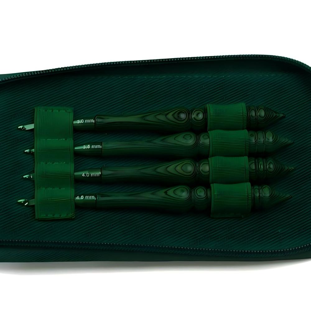 Conjunto de agulhas de crochê  - Wooden Crochet Hooks Ergonomic Handle avaliação e preço
