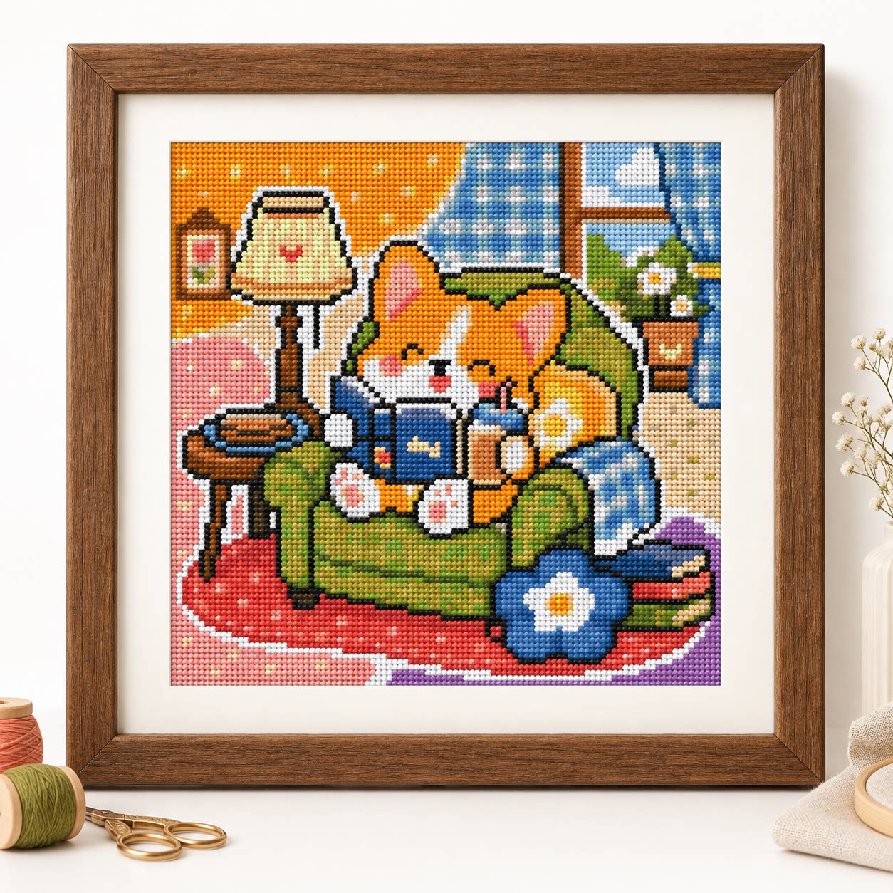 [Costura completa] [CC6338 - P - Cross Stitch Stamped Kits Beginners avaliação e preço