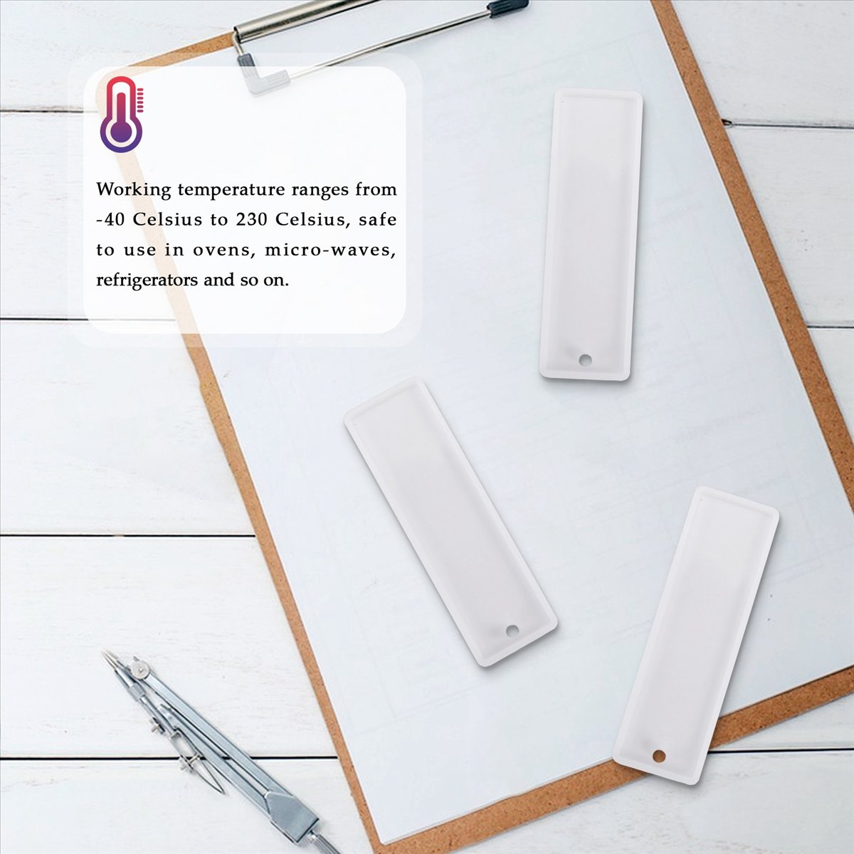 AA83 Conjunto com 6 Moldes de  - Silicone Epoxy Resin Molds Set avaliação e preço