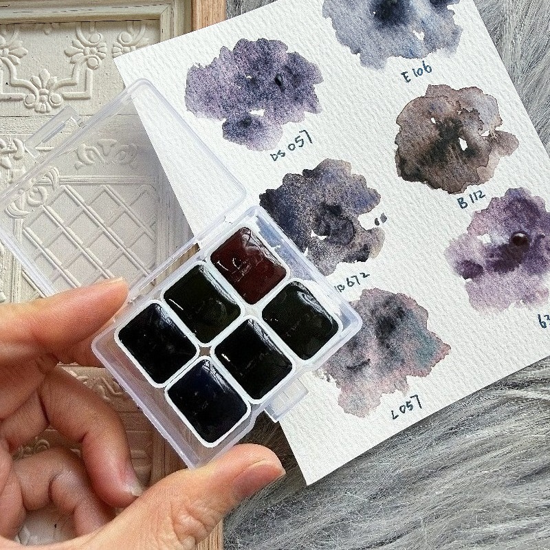 Coleção Noite Branca: Pigmento - Watercolor Paint Set Solid Pigment avaliação e preço